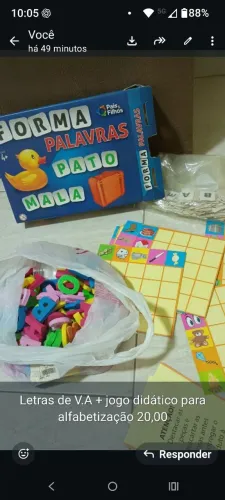 Brinquedo jogos pedagógicos