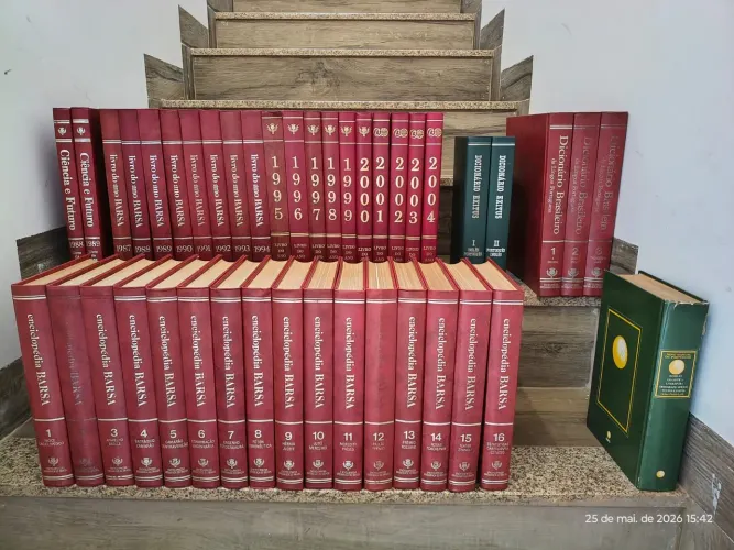 Coleção Enciclopédia BARSA completa + livros extras