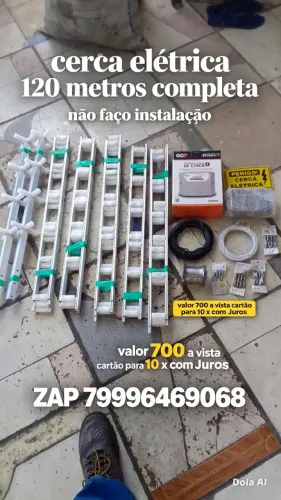 Cerca elétrica nova