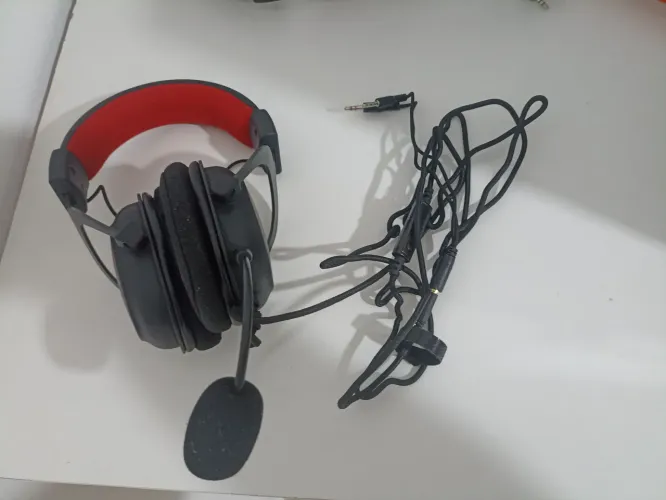 Headset gamer red dragon
