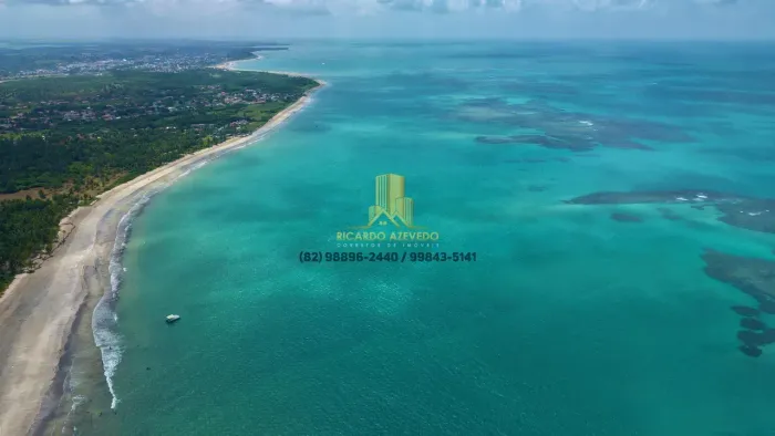 Área beira-mar a venda, terreno com 7 hectares, a poucos minutos de Maceió