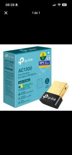 Adptador Usb Wi-Fi TP Link Archer T3u Nano Ac 1300 5ghz