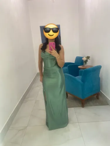 Vestido de festa - Verde Oliva