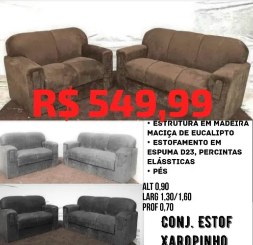 Sofá em Promoção! O que vc precisa encontra aqui!