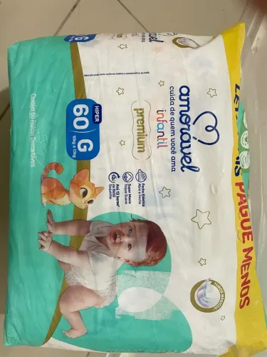 Fralda Amorável Premium Tiras - G