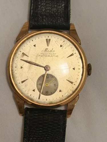 Relógio Mido Multifort Automatic Vintage - Ouro 18K - Antigo