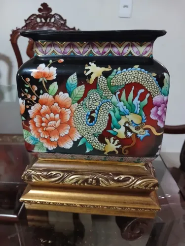 Vaso de porcelana chinesa