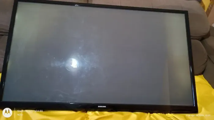 TV SAMSUNG, PLASMA, 51 POLEGADAS, TELA PRETA, C/ DEFEITO