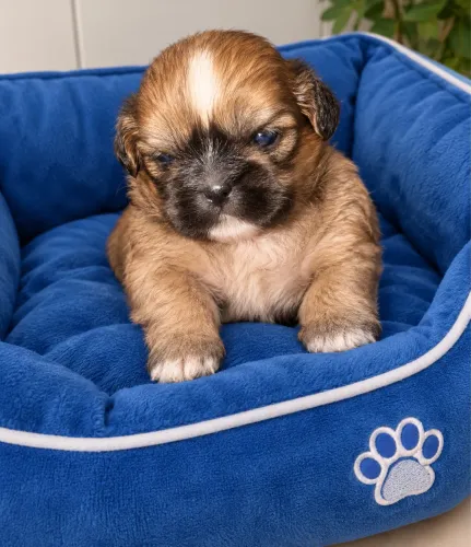 Shih tzu macho puros com pedigree