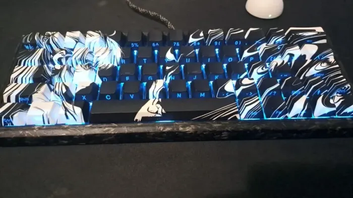 Teclado Wlmouse Ying63 Fibra Carbono Edição Limitada  