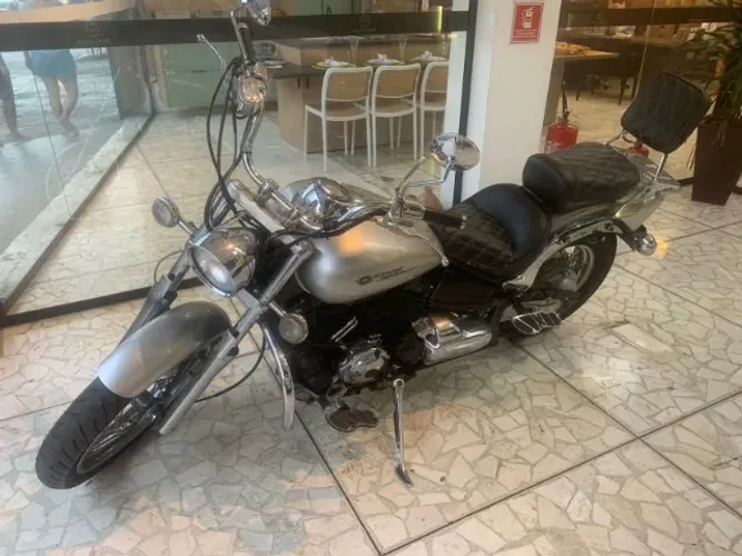 Yamaha Drag Star XVS 650 - 2007 - Prata - Excelente Estado