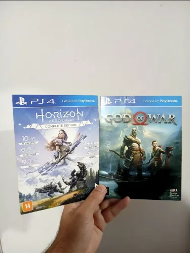 Combo de Jogos Clássicos PS4 - God Of War (2018) + Horizon Zero Dawn Complete Edition