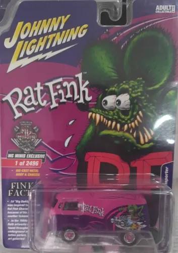 Johnny Lightning Rat Fink VW Type 2 Transporter - Edição Exclusiva MG Minis (1 de 2496)