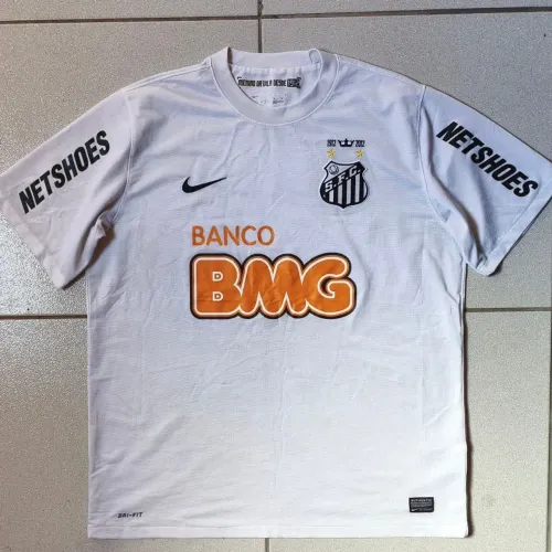 camisa original 2012 santos fc nike branca tamanho gg centenário 2013