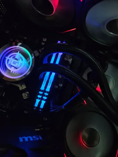 Memória ram 16gb 2x8gb RGB 3200mhz Kingston Fury Beast DDR4