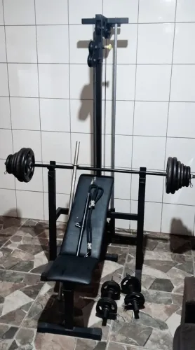 Kit academia p/ casa