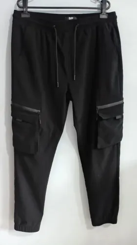 Calça masculina jogger preta da public supply co tam xl