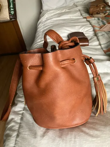 Bolsa bucket bag symphorine caramelo