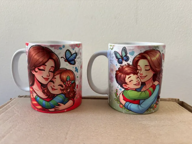 Duas canecas dia das mães