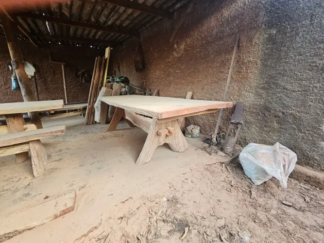 Mesa rústica