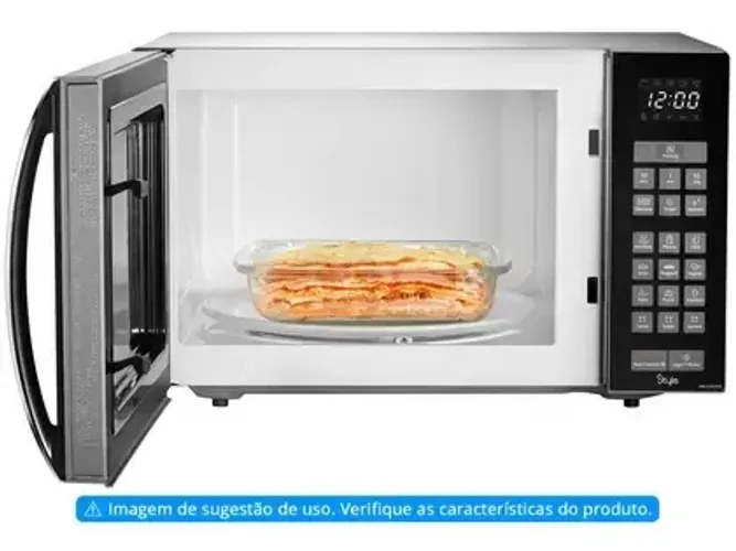 Micro-ondas Panasonic Style 32L Espelhado Inox - 127v (Seminovo)