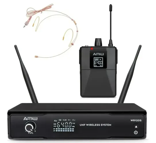 Microfone De Lapela Amw Bu50 Unidirecional