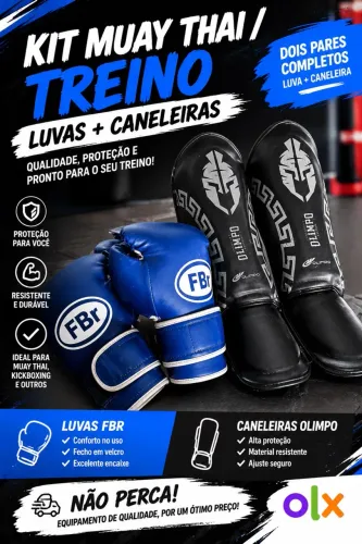 Kit LUVA + CANELEIRA