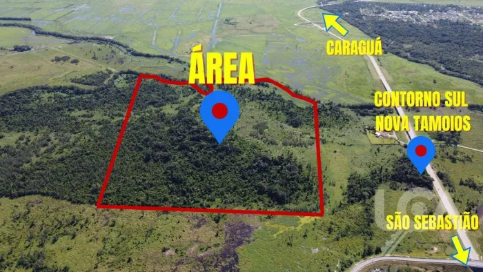 Área à venda, 413300 m² por R$ 32.000.000 - Barranco Alto - Caraguatatuba/SP