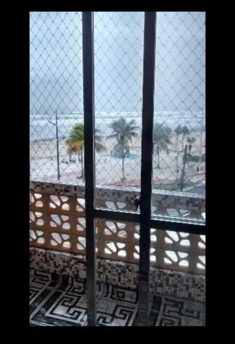 Praia Grande - Sacada vista mar