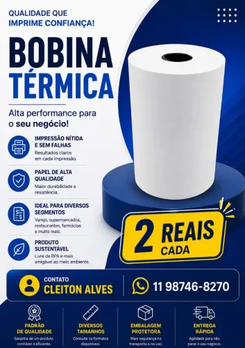 Bobinas 58 mm, paratodos os tipos de maquininhas de cartões!!!