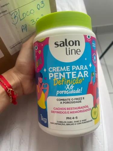 Creme salon line Xó porosidade
