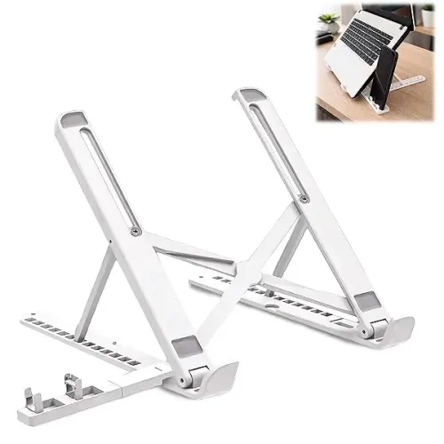 Suporte de Mesa Dobrável Portátil de Plástico para Notebook de 11 à 17" - obreron
