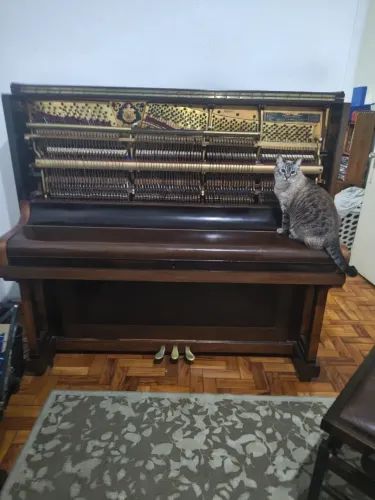 Piano Blüthner Armário (1921) Bom Estado, 130 cm altura, 150 largura, 70 profundidade.