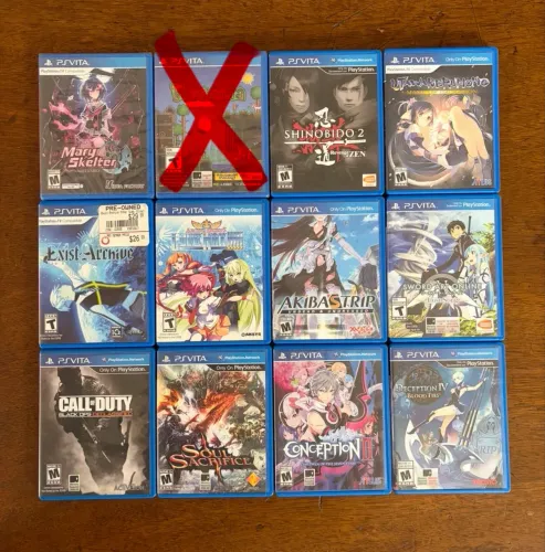 Lote de jogos Ps vita (vendo separado)