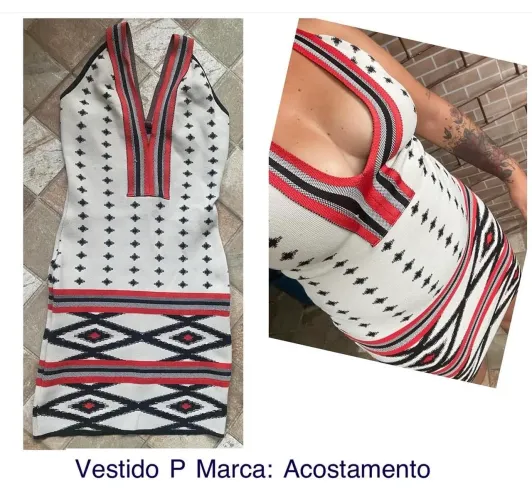 Vestido P da acostamento