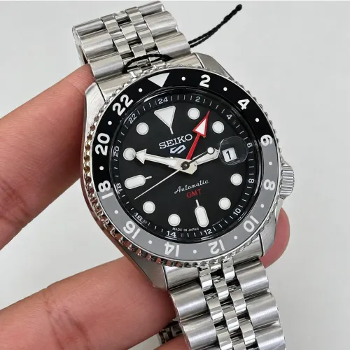 Seiko Sport 5 gmt Bruce Wayne + caixa completa