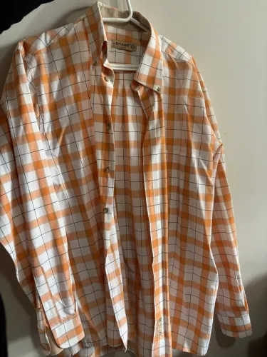 camisa xadrez manga longa