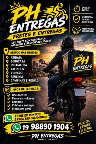 ? PH Entregas | Fretes rápidos, seguros e entregas em Campinas e região