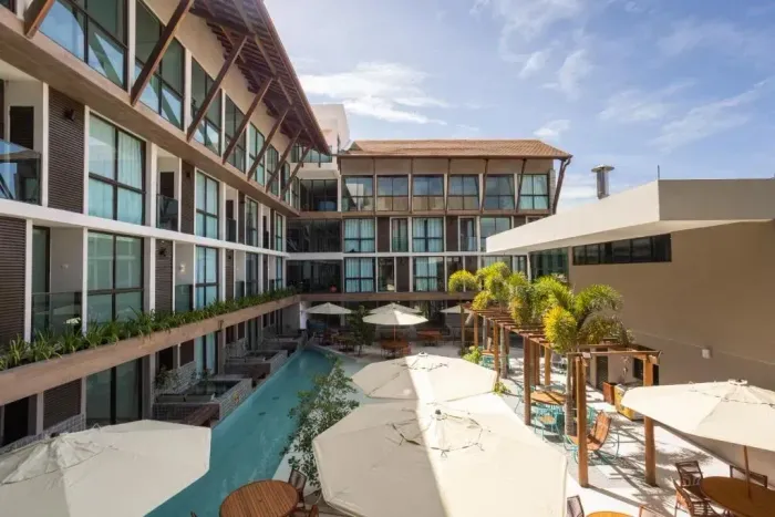 PORTO DE GALINHAS - Flat com 23 m² 1 suíte, lazer com piscina