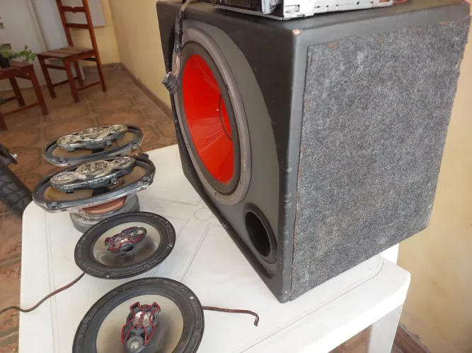 Som para carro completo!