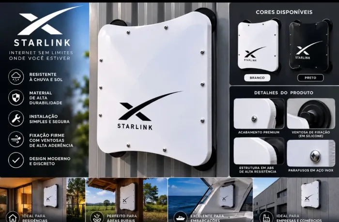 Vendo case de teto para Starlink