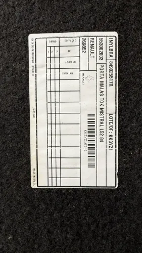 Tapete para porta malas original Renault Logan 