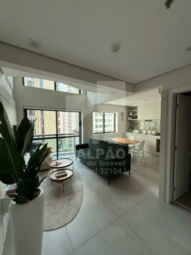 Apartamento Duplex, mobiliado, para alugar ou vender em Moema, 2 dormitórios, 1 vaga, laze