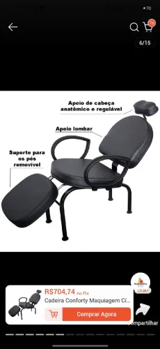 Cadeira de manicure