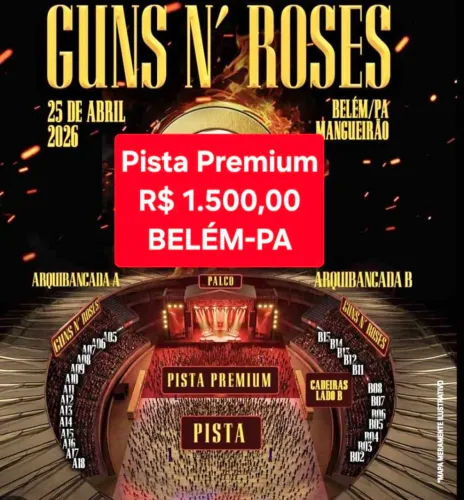 Gun's Rose - SOMENTE VENDS