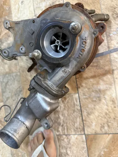 Turbina Hilux 2.8 2018 com detalhe na hélice