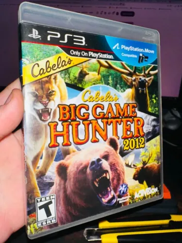 jogo original para ps3 midia física - cabela's big game hunter 2012