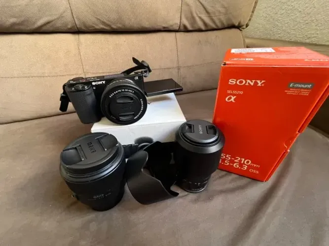 Sony ZVE10 + Lentes na Caixa