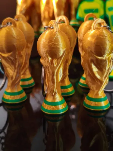 Chaveiros Copa do Mundo 3D