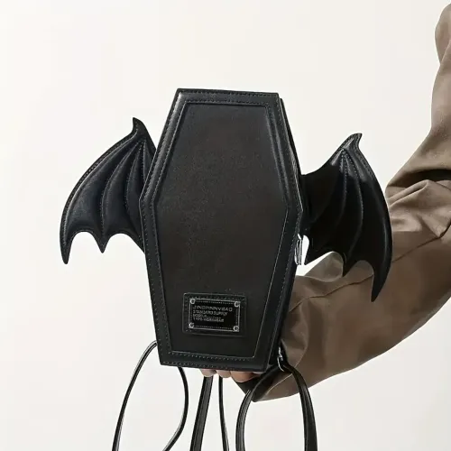 Bolsa/Mochila caixão com asas 